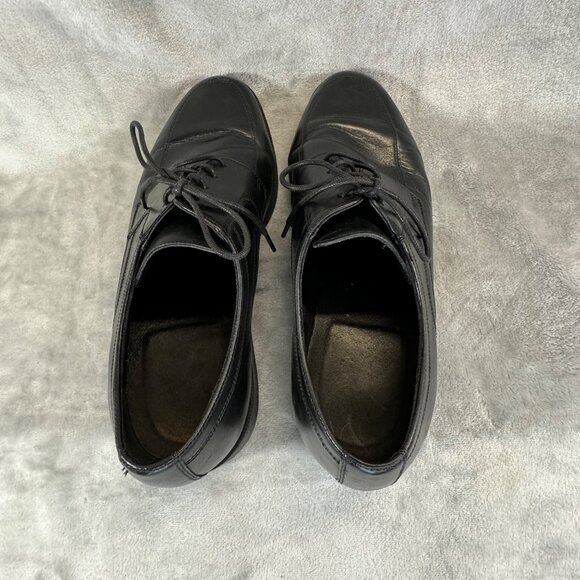 Cole Haan Men's size 11M Lenox Hill black Split Toe Oxford lace up shoes - Picture 12 of 16